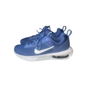 Nike Air Max Interlock Kids Navy Blue White Shoes Size 4.5Y